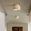 Axya Cream Wind Ceiling Light - Nordic Resin LED Decor for Home Living Room Bedroom Hallway