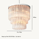 Axyaa Luxury Grand Square Chandelier Pendant Light for Living Room and Restaurant Home Decor
