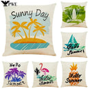 Axyaa Summer Linen Pillowcase for Home and Office Decoration