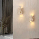 Axyaa LED Indoor Wall Lights Yellow Travertine Luxury Lighting for Living Room Bedroom