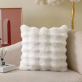 Axyaa Tuscany Faux Fur Pillow | Luxury Plush Sofa Cushion