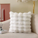 Axyaa Tuscany Faux Fur Pillow | Luxury Plush Sofa Cushion