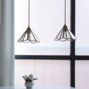 Axyaa Glass LED Pendant Lights Copper Modern Hanging Lamp