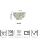 Axya 5" Ceramic Rice Bowl - Japanese Retro Style Kitchen Tableware
