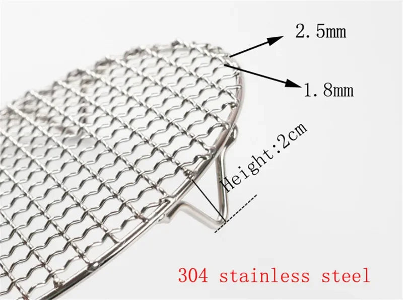 Axya Stainless Steel BBQ Net for Grilling and Baking