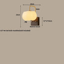 Axyaa Walnut Wood LED Wall Lamp Contemporary Nordic Light Fixture