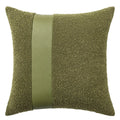 Faux Leather Textured Accent Pillow Cover in 9 Colors by Axyaa