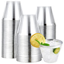 Axyaa Clear Plastic Champagne Cups - Pack of 25