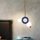 Axyaa Resin Gourd Pendant Lights Modern Minimalist Design for Home Living Room Bedroom Study