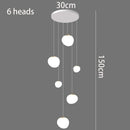 Axyaa Staircase Chandeliers Pendant Light Lamps, Modern Home Decor LED Lights for Living Room