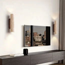 Axyaa Travertine Sconce Light, E27 Bulb, Bedroom & Living Room Stone Wall Lamp