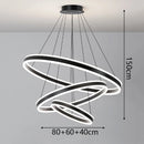 Axyaa Modern Stair Chandelier Pendant Lights - LED Ceiling Lamp for Living Room