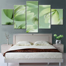 Axyaa Abstract Water Lilies Canvas Wall Art - Home Decor Painting Collection