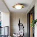 Axyaa Travertine Stone LED Chandelier Modern Indoor Ceiling Lamp for Home Decor