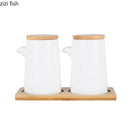 Axya Ceramic Soy Sauce Bottle Vinegar Pot Kitchen Storage Container
