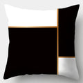 Axyaa Black White Modern Cushion Cover 45x45cm Polyester Decorative Pillow Case
