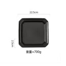 Axyaa Geometric Ceramic Plate Set for Molecular Cuisine and Dining