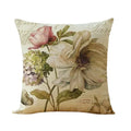 Axyaa Flower Print Cushion Cover 45*45cm Home Decor Sofa Pillow
