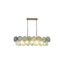 Axyaa Glass LED Pendant Light: Art Dimming for Bedroom & Living Room