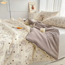 Axyaa Lightweight Double Gauze Quilt: Queen Size Soft Soya Fibre Comforter