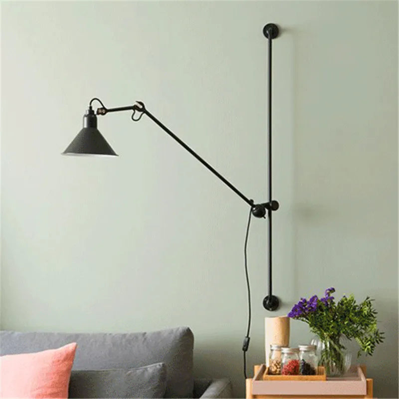 Axyaa Adjustable Metal Wall Lamp for Living Room Study Bedroom