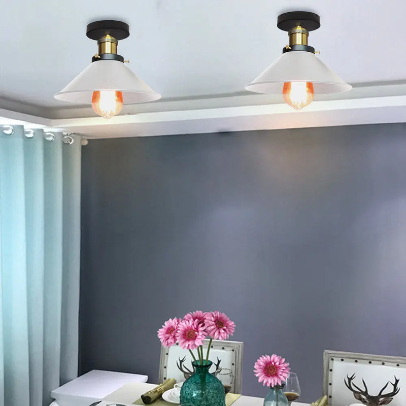 Axyaa Retro Industrial Pendant Light Chandelier for Home Living Room