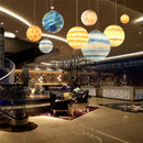 Axyaa Kids Moonlight Chandelier: LED Globe Fixture for Children's Nursery Room