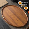 Axyaa Wooden Serving Tray: Stylish Coffee Table Decor, Fruit Platter, Food Dish Tray