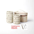 Axyaa Multi-Layer Stainless Steel Lunch Box for Office & School