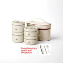 Axyaa Multi-Layer Stainless Steel Lunch Box for Office & School