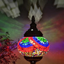 Axyaa Turkish Swirling Dance Mosaic Table Lamp Glass Bed Light Vintage Romantic Glass Mosaic Lamp