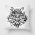 Axyaa Cute Animal Print Pillow Cover - 45X45cm