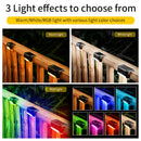 Axyaa Solar Staircase Light: Waterproof LED Step Lamp for Outdoor Garden, Patio, and Terrace