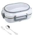 Axyaa Electric Heating Lunch Box 1L Warmer Container 110V 220V 24V 12V