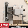 Axyaa Rotating Towel Rack & Multi-Bar Hanger Shelf for Bathroom and Kitchen