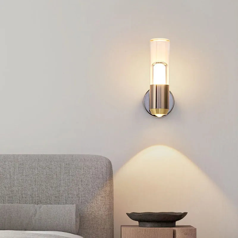 Axyaa Rotatable Minimalist Wall Lamp for Bedroom and Living Room