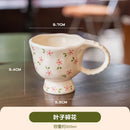 Axyaa Floral Hand-Kneaded Mug with Fresh and Elegant Design