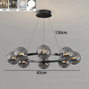 Axyaa Glass Chandeliers: Luxury LED Pendant Lights for Home Decor