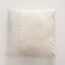 Axyaa French Stripe Soft Plush Flannel Pillow Cover - Modern Home Decor