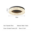 Axyaa Luxury LED Resin Pendant Light for Dining Room, Living Room, Bedroom