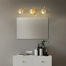 Axyaa Modern Crystal Gold Wall Lamp for Home Decor