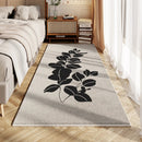 Axyaa Green Leaf Carpet: Soft, Non-Slip, High-End Bedroom Rug