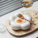 Axya Clouds Heart Plate: Ceramic Food & Jewelry Storage, Teenage Girl Photography Props