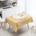 Elegant Ramadan Calligraphy Tablecloth by Axyaa