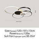Axyaa Modern LED Chandelier with Remote Control for Home Lighting Decor