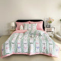 Axyaa Summer Feather Blanket: Lightweight Washed Cotton Quilt for Cool Comfort.