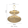 Axyaa Stainless Steel 3-Layer Cake Tray & Dessert Stand - Elegant Table Display Stand