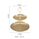 Axyaa Stainless Steel 3-Layer Cake Tray & Dessert Stand - Elegant Table Display Stand