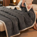 Axyaa Cozy Coral Fleece Blanket - Soft Fluffy Velvet Throw for Bed & Sofa