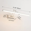 Axyaa Modern LED Wall Lamp for Room Decor, Adjustable Long Strip Mirror Light